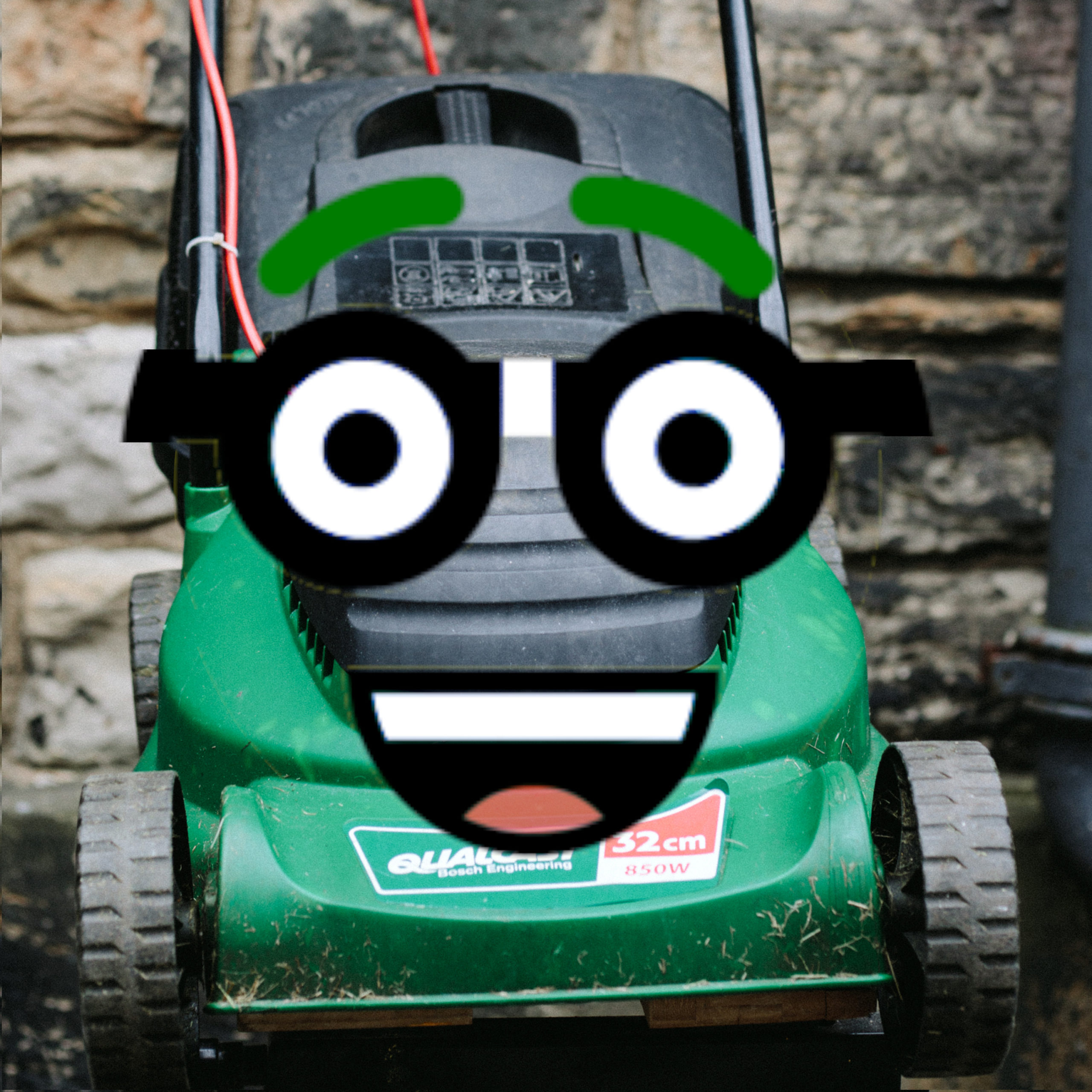 Meet Douglas the Electric Lawn Mower 1