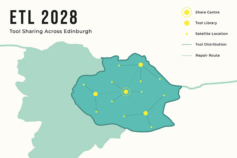 Tool sharing across Edinburgh Expansion Map for 2028